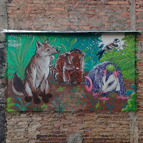 mural animales Artista emergente - hologramas locales